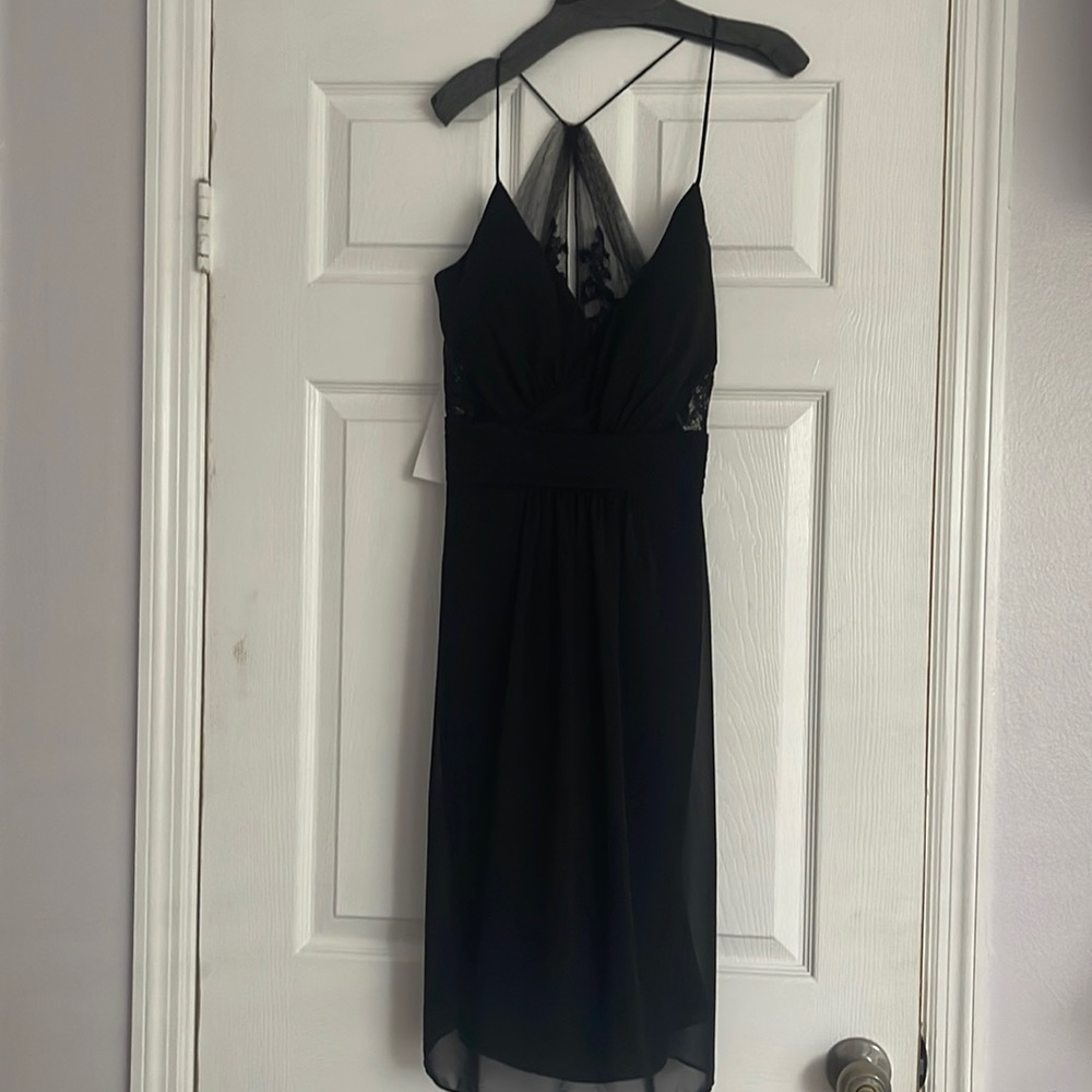 Black cocktail dress; Size 12 boutique (runs small - fits like a Size 8); NWT